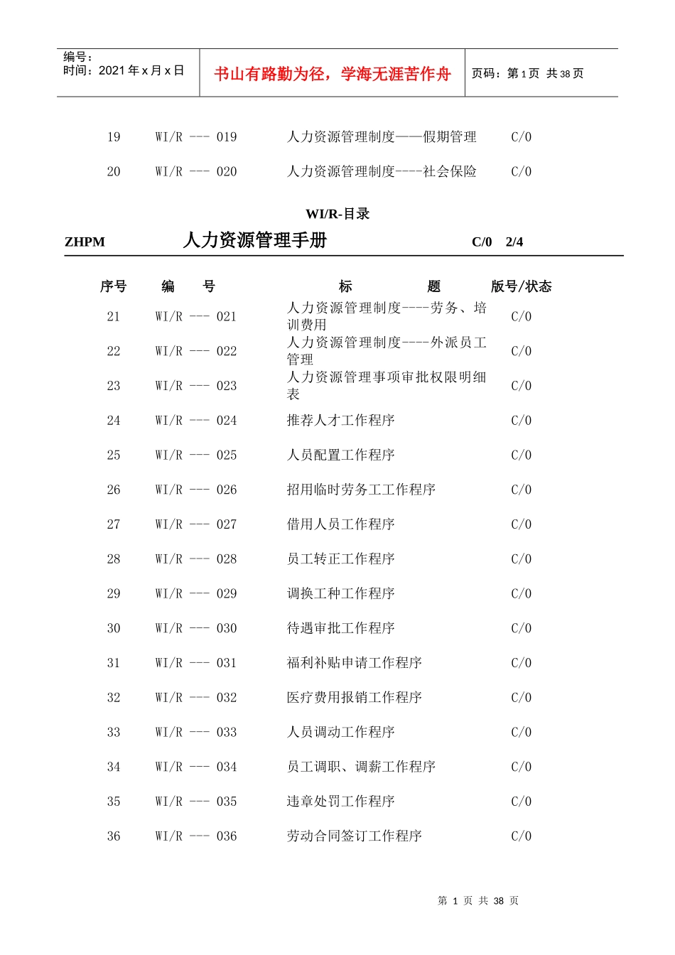 人力资源管理手册(DOC 43页)_第2页
