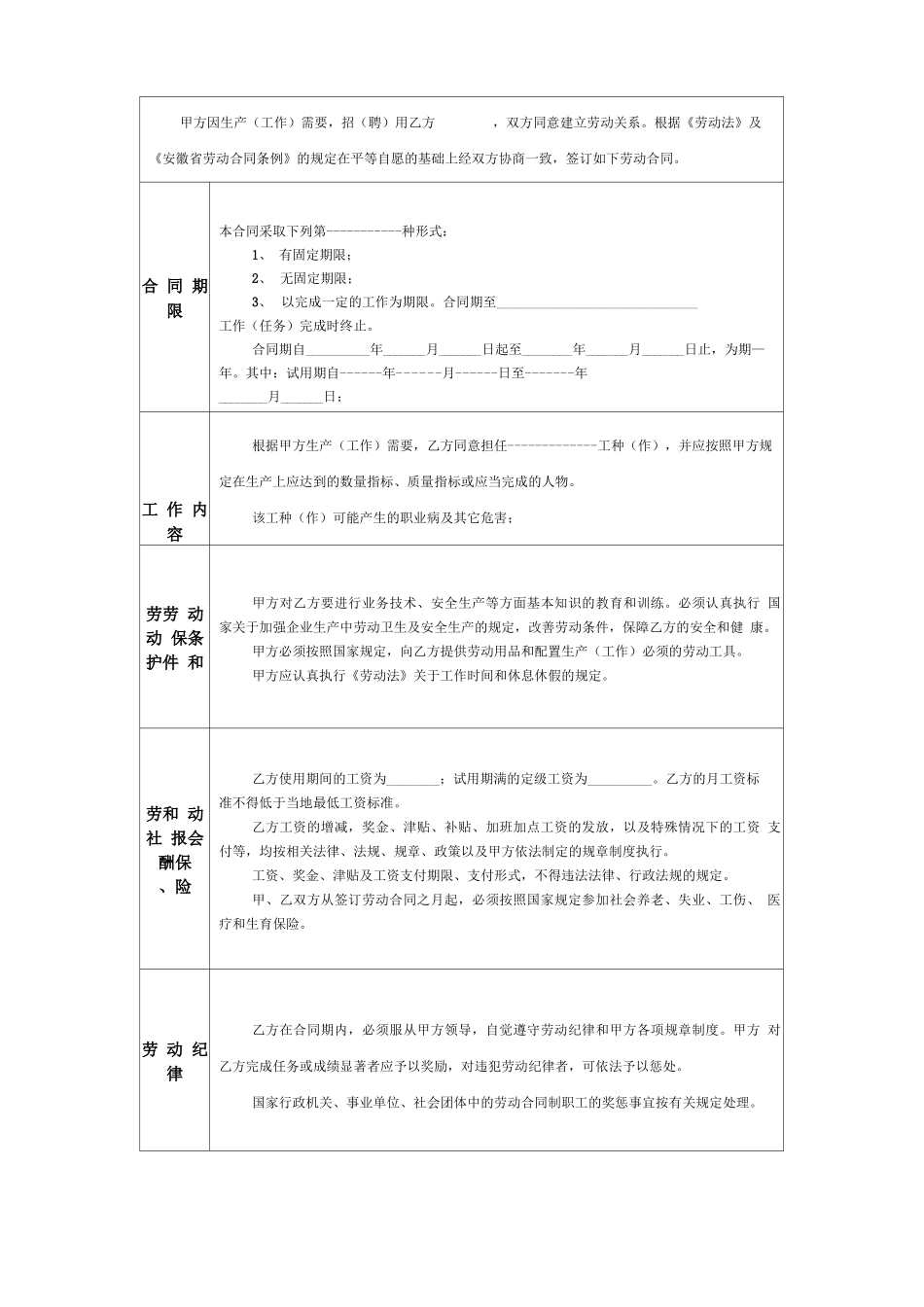 合肥劳动合同_第2页