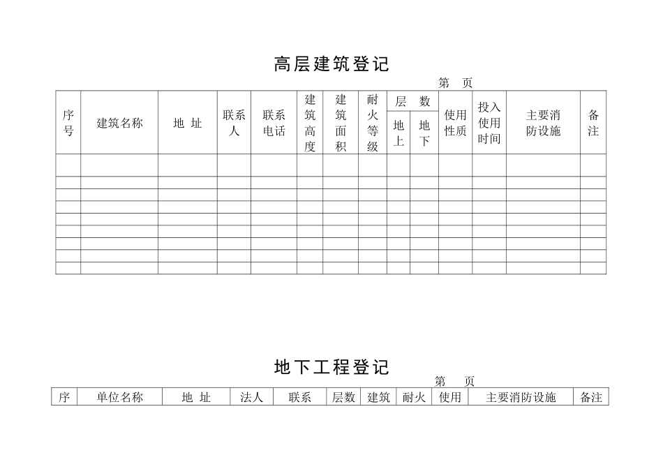 高层建筑登记_第1页