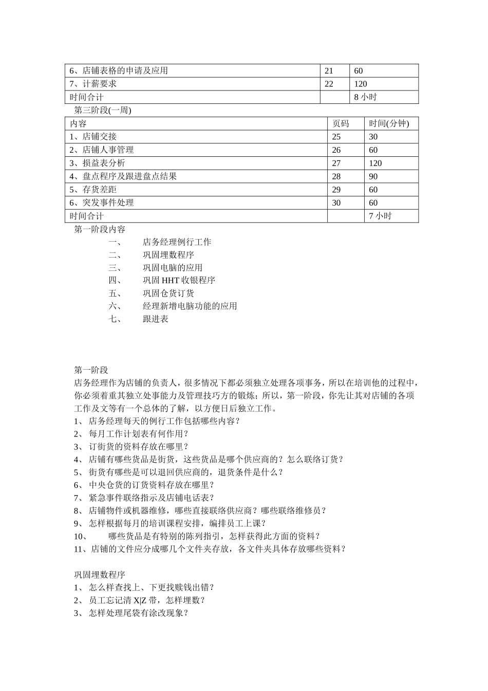 店铺经理培训知识点梳理汇总_第3页