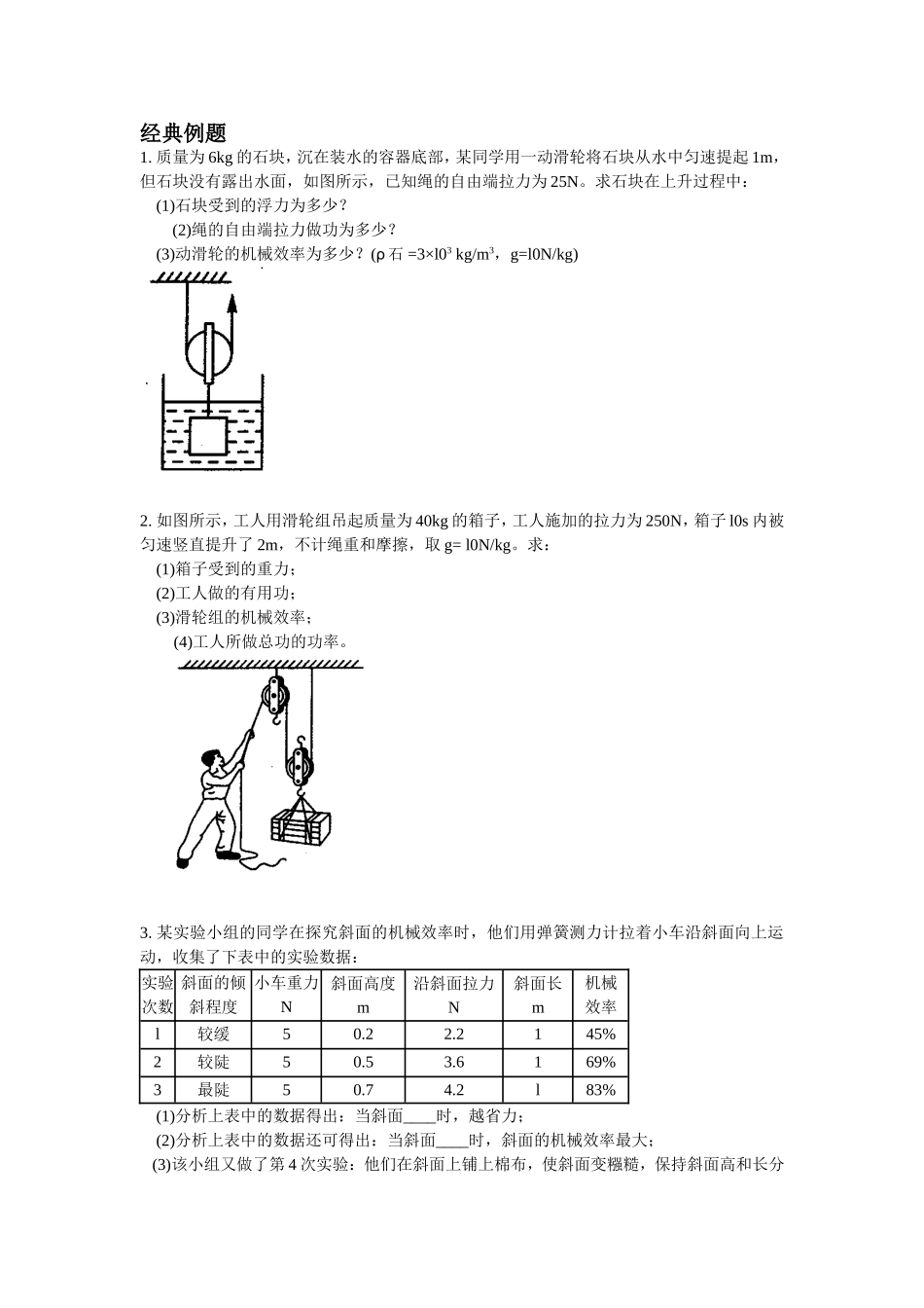 高考物理经典例题_第1页
