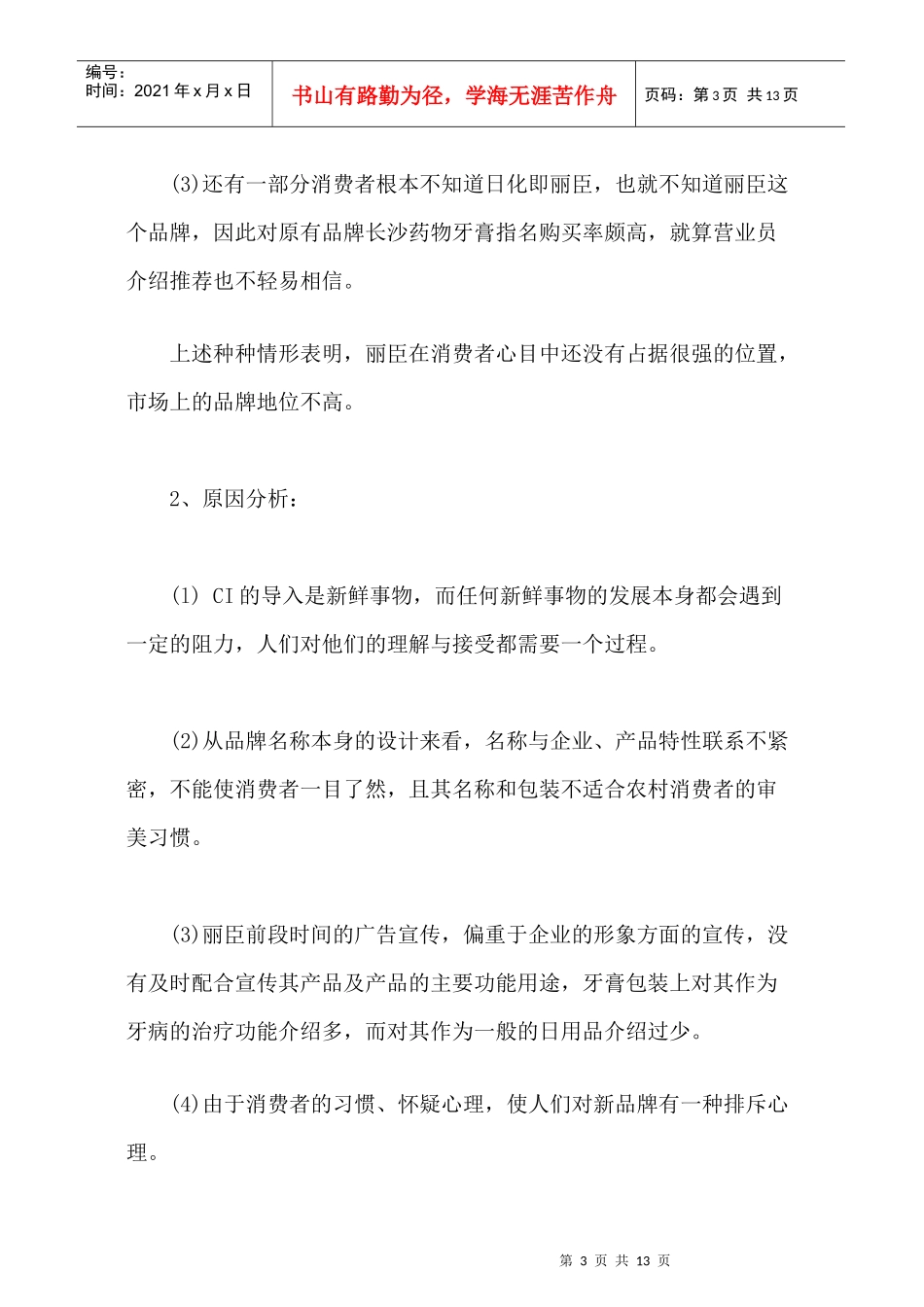 丽臣营销企划案（13P）_第3页