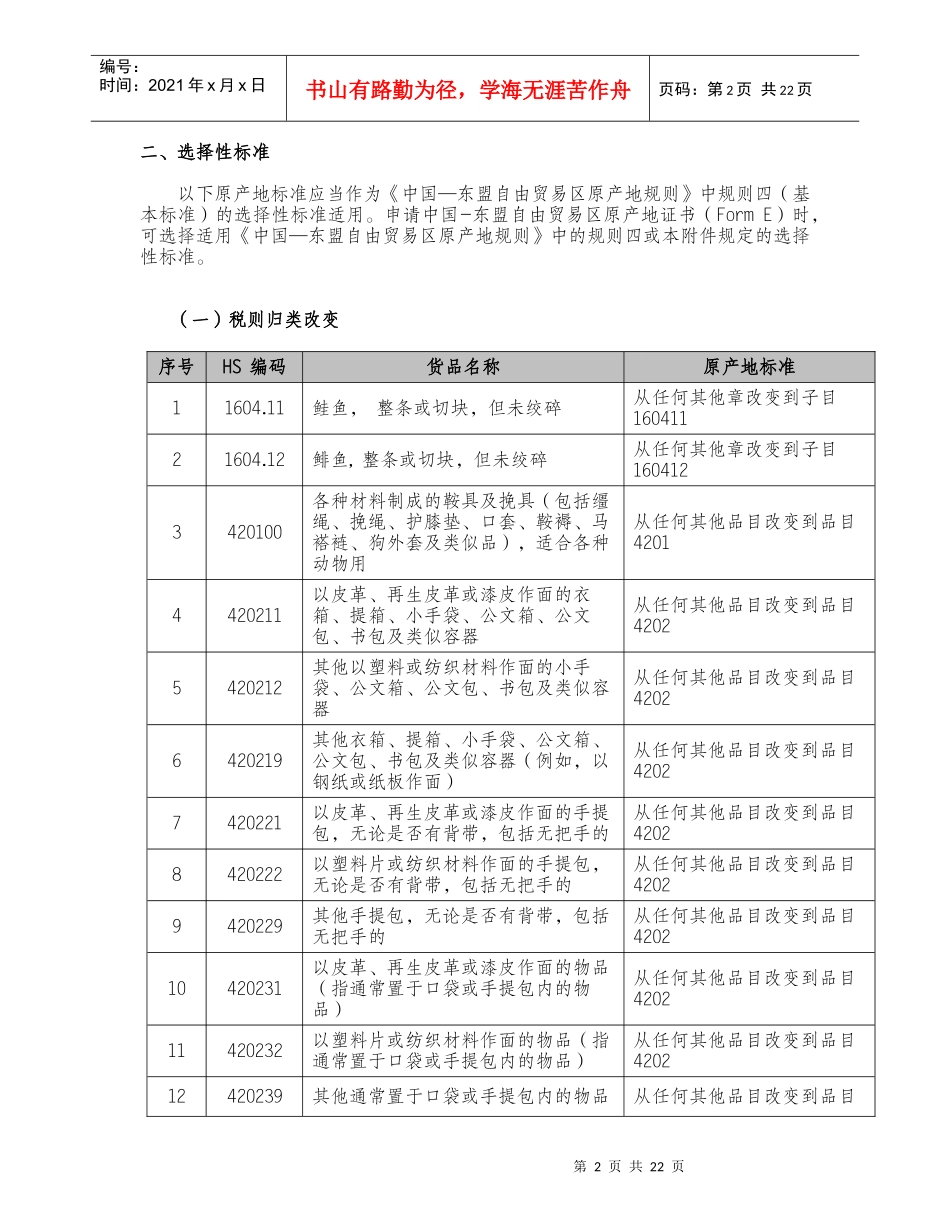 产品特定原产地标准_第2页