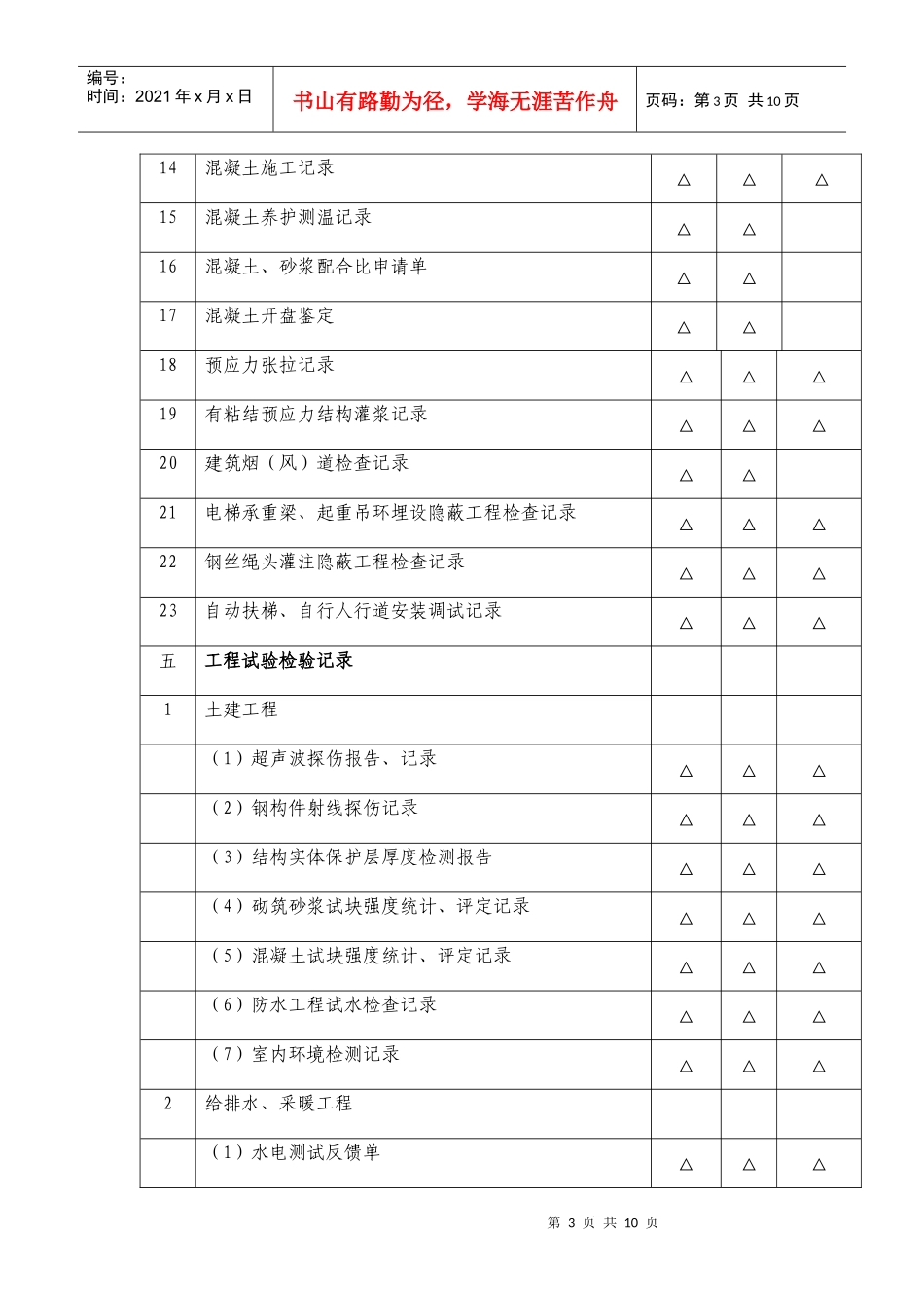 主体工程资料顺序_第3页
