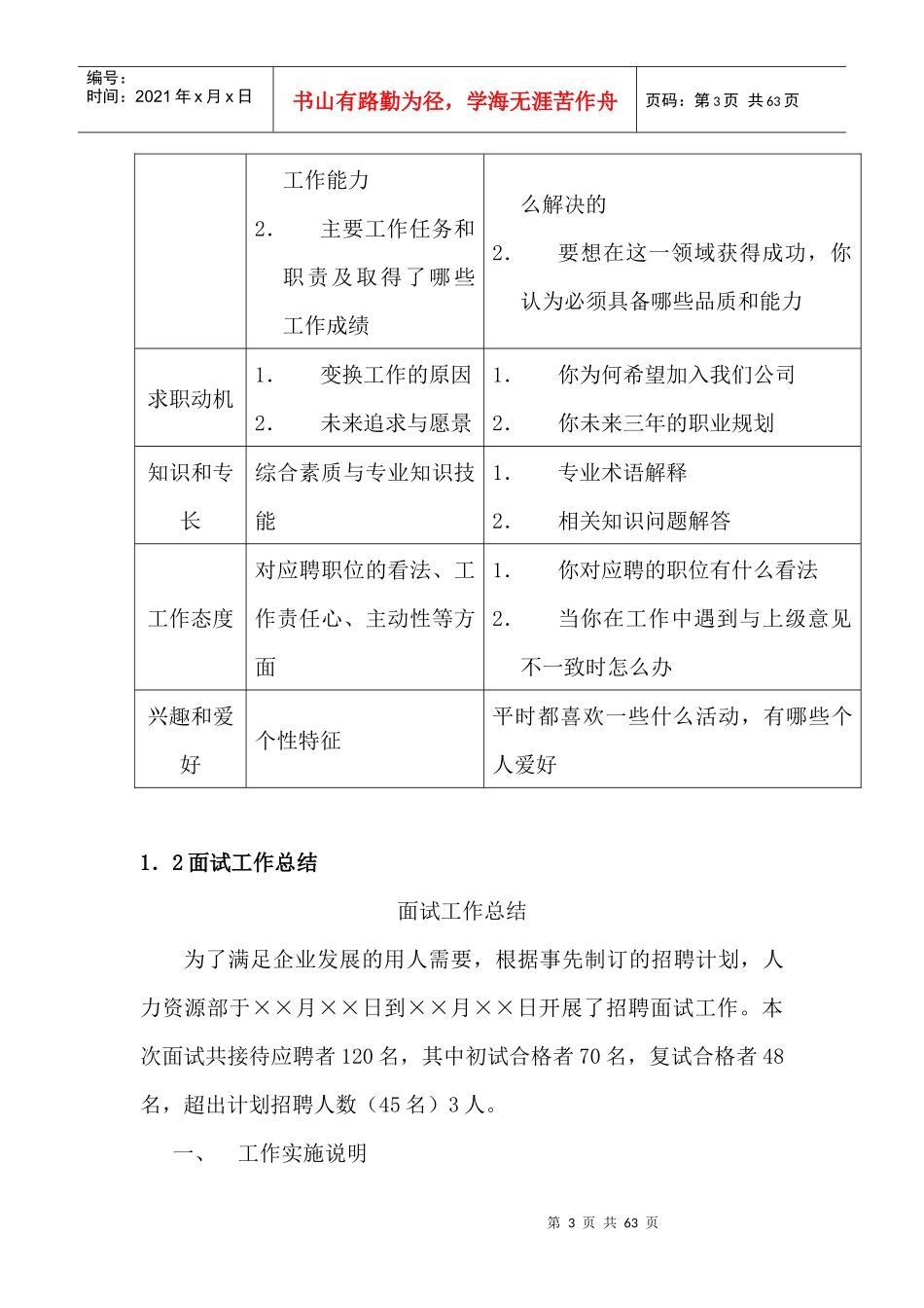 人力资源管理六大模块操作流程汇总(DOC 44页)_第3页