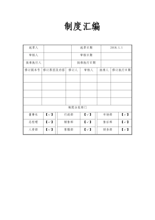 人事管理制度（DOC33页）