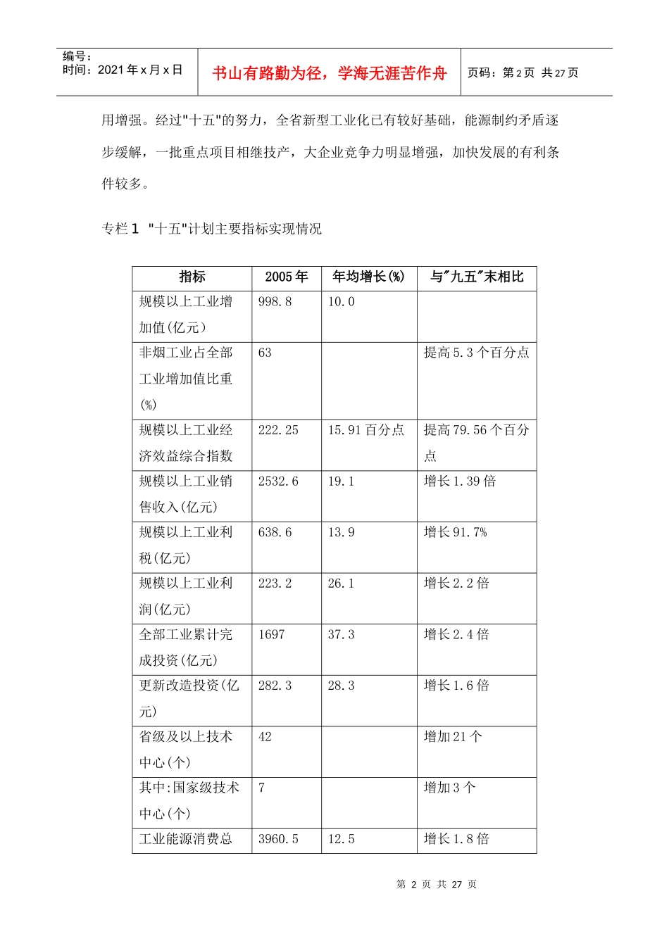 云南省十一五新型工业化发展规划纲要_第2页