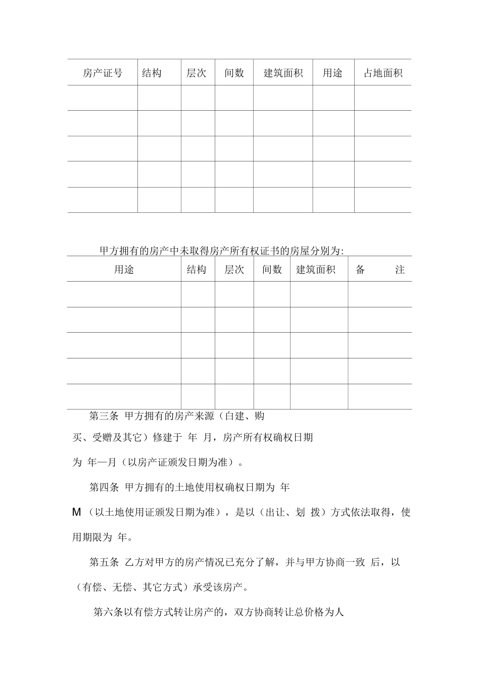 乌鲁木齐市房产转让合同书_第3页