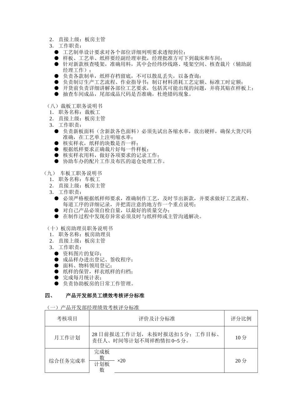 产品开发部组织管理制度（DOC8页）_第3页