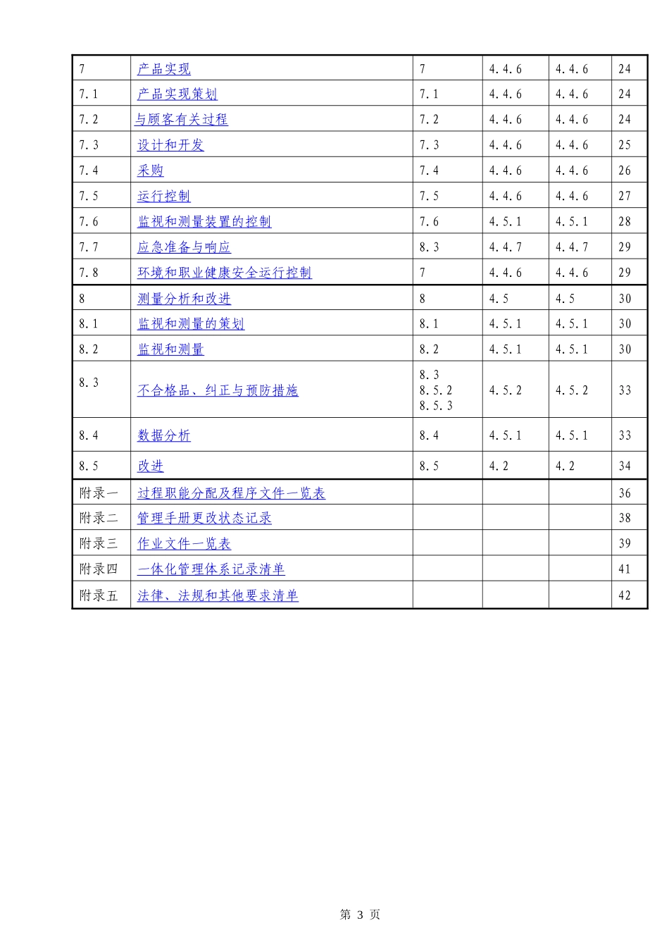 中铁集团有限公司质量、环境、职业健康安全管理手册(1)_第3页