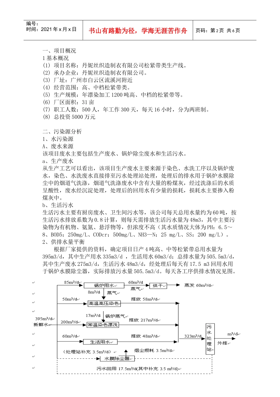 丹妮丝制衣厂新建项目_第2页