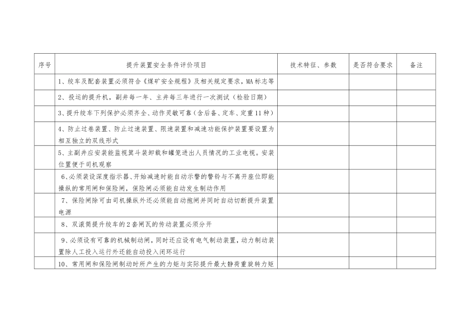 提升装置安全条件评价项目_第2页