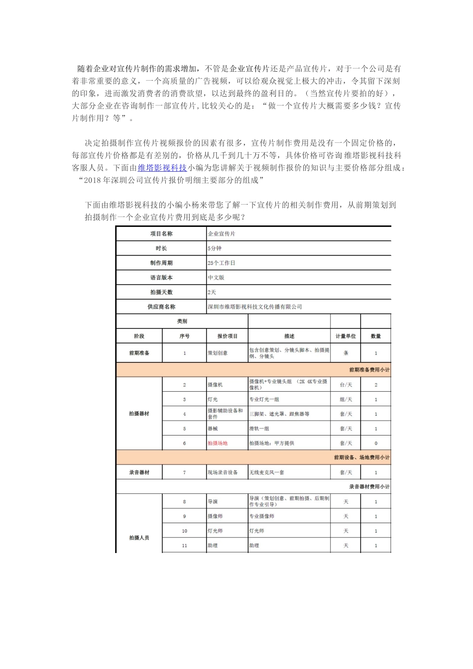 深圳公司宣传片报价明细_第1页