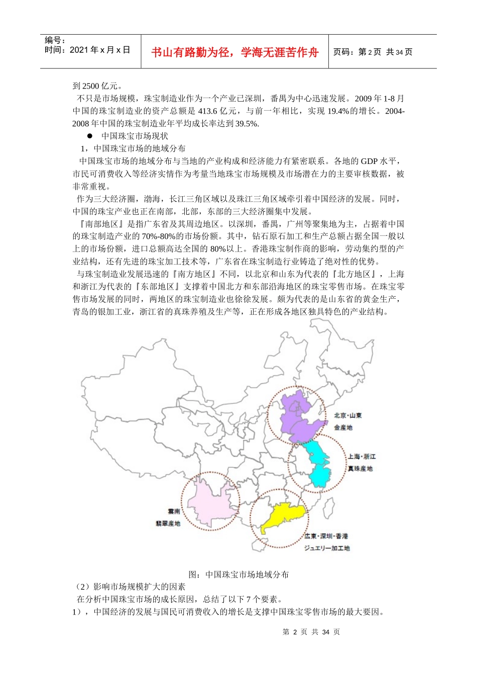 中国珠宝市场动向调查报告_第2页