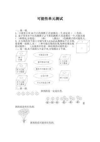 可能性单元测试
