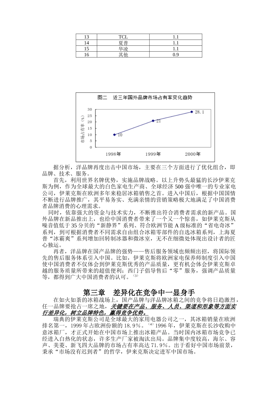 中国家电行业-营销分析报告_第3页
