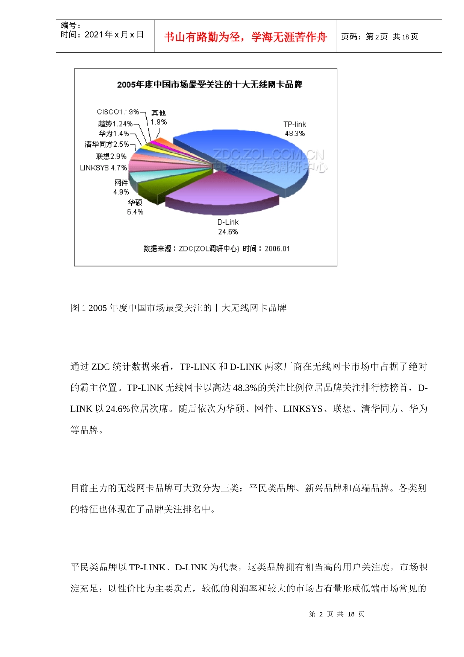 中国无线网卡市场年度分析报告_第2页