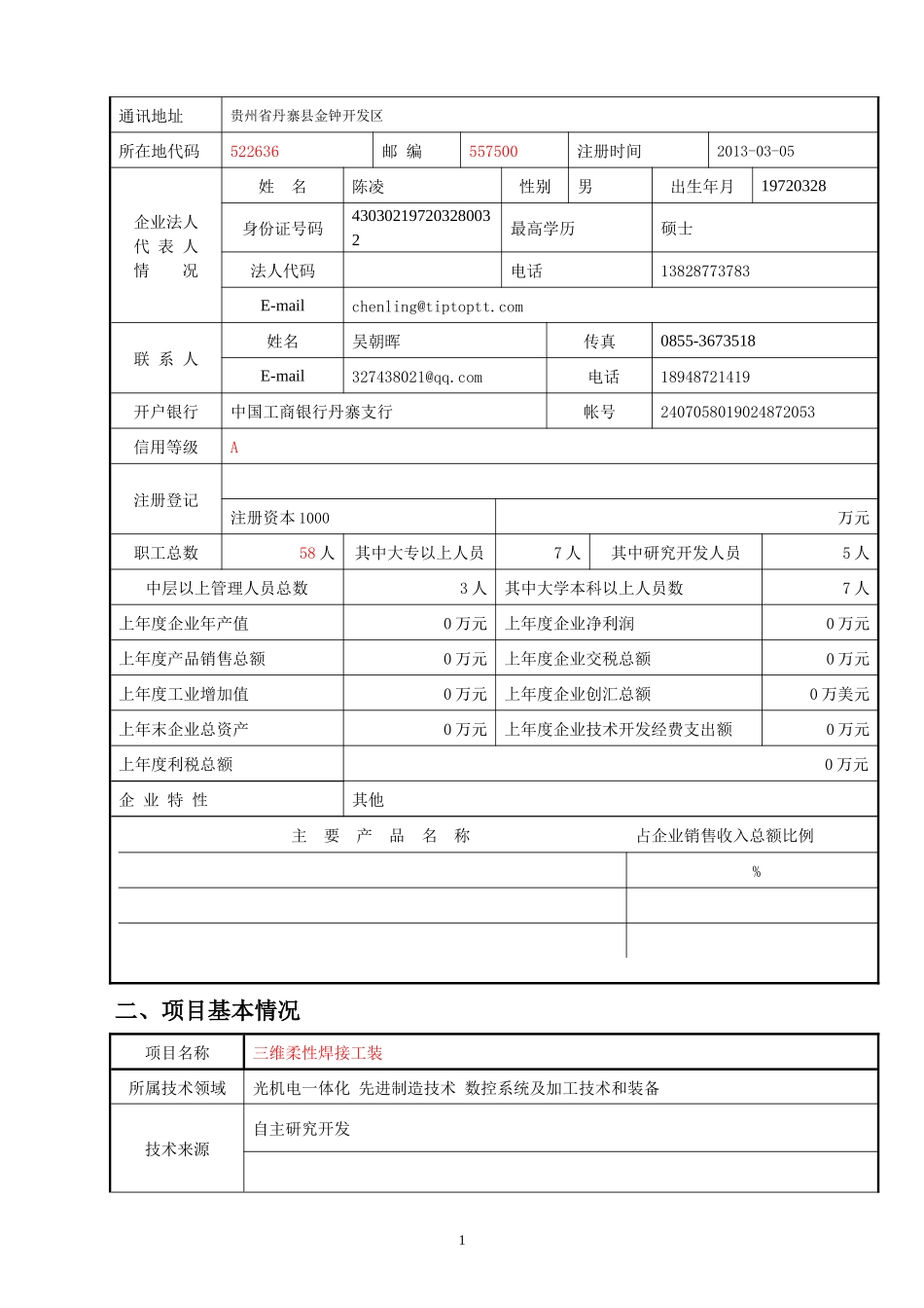 中小企业技术创新基金项目申请书_第2页