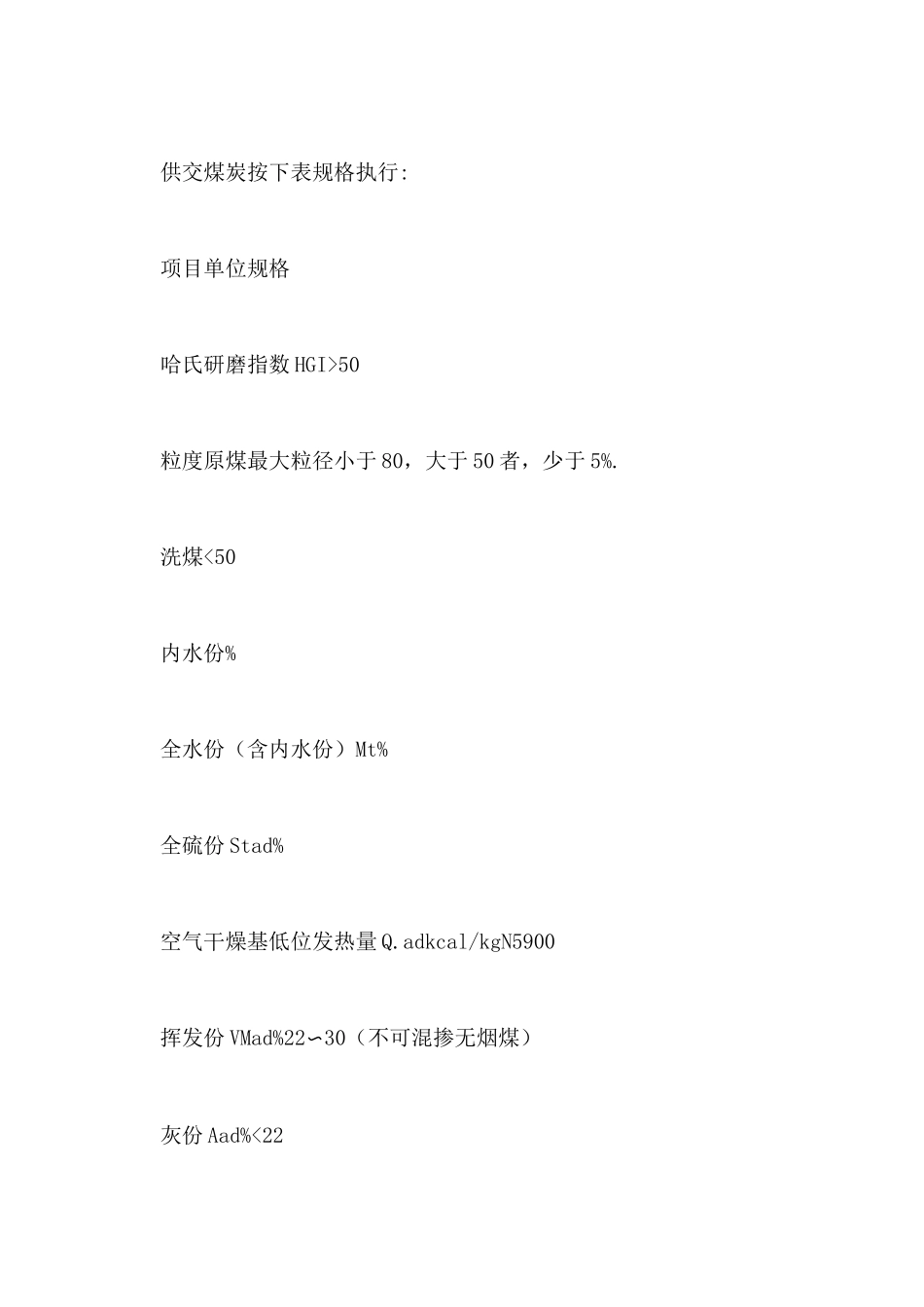 2021年煤炭购销合同文本_第2页
