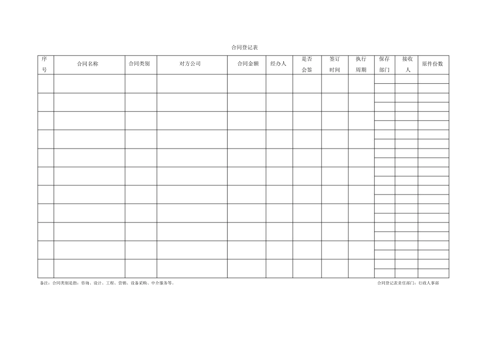 合同登记表1_第1页