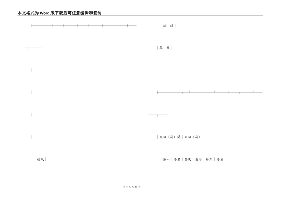 港务管理局水陆联运货物运输合同登记单_第3页