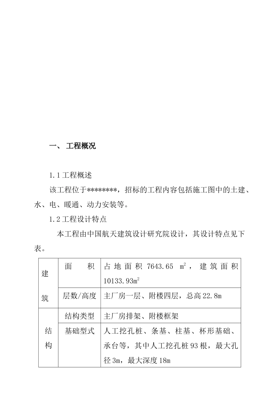 中国航天建筑某厂房施工设计方案_第2页