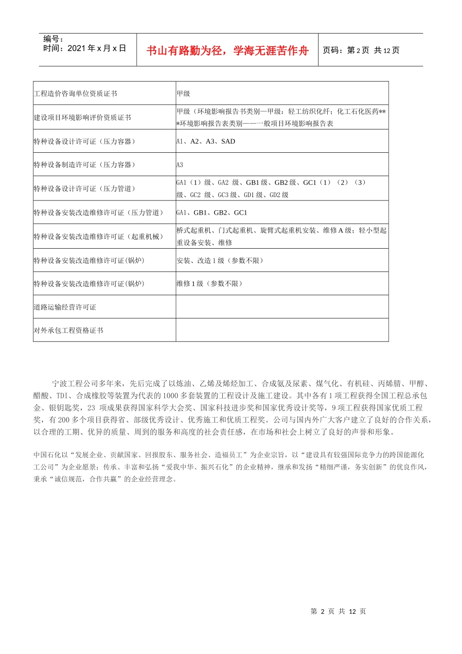 中国石化集团宁波工程有限公司_第2页