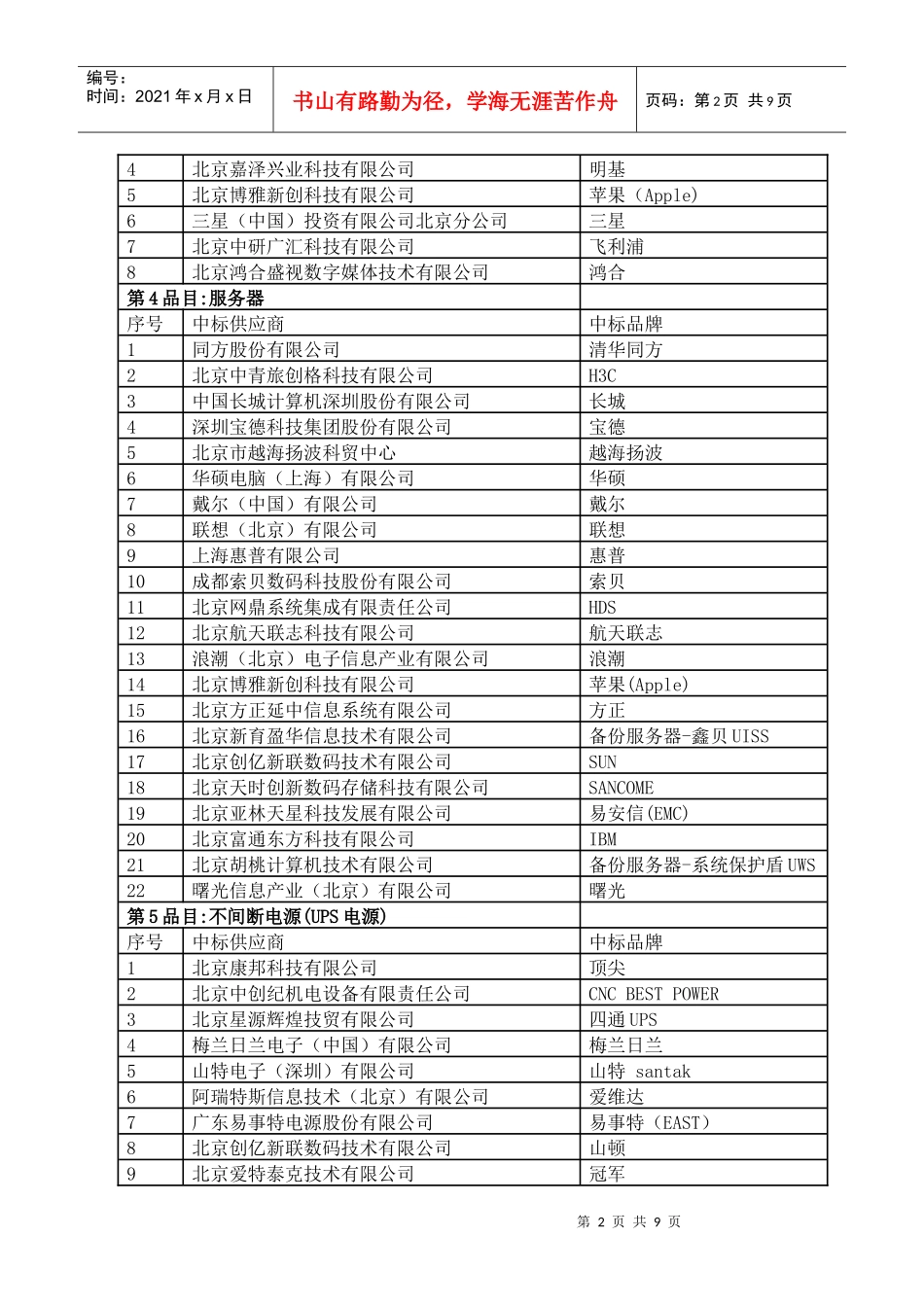 中标供应商名称_第2页