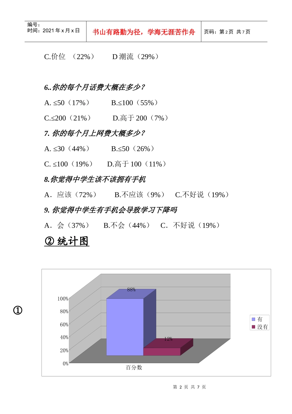 中学生手机调查报告范本_第2页