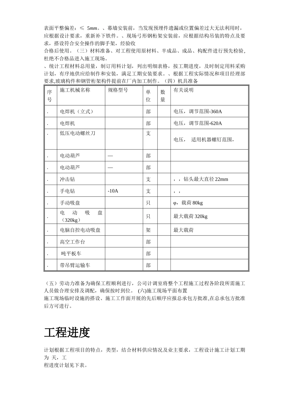 中庭花篮式玻璃幕墙施工组织设计方案_第3页