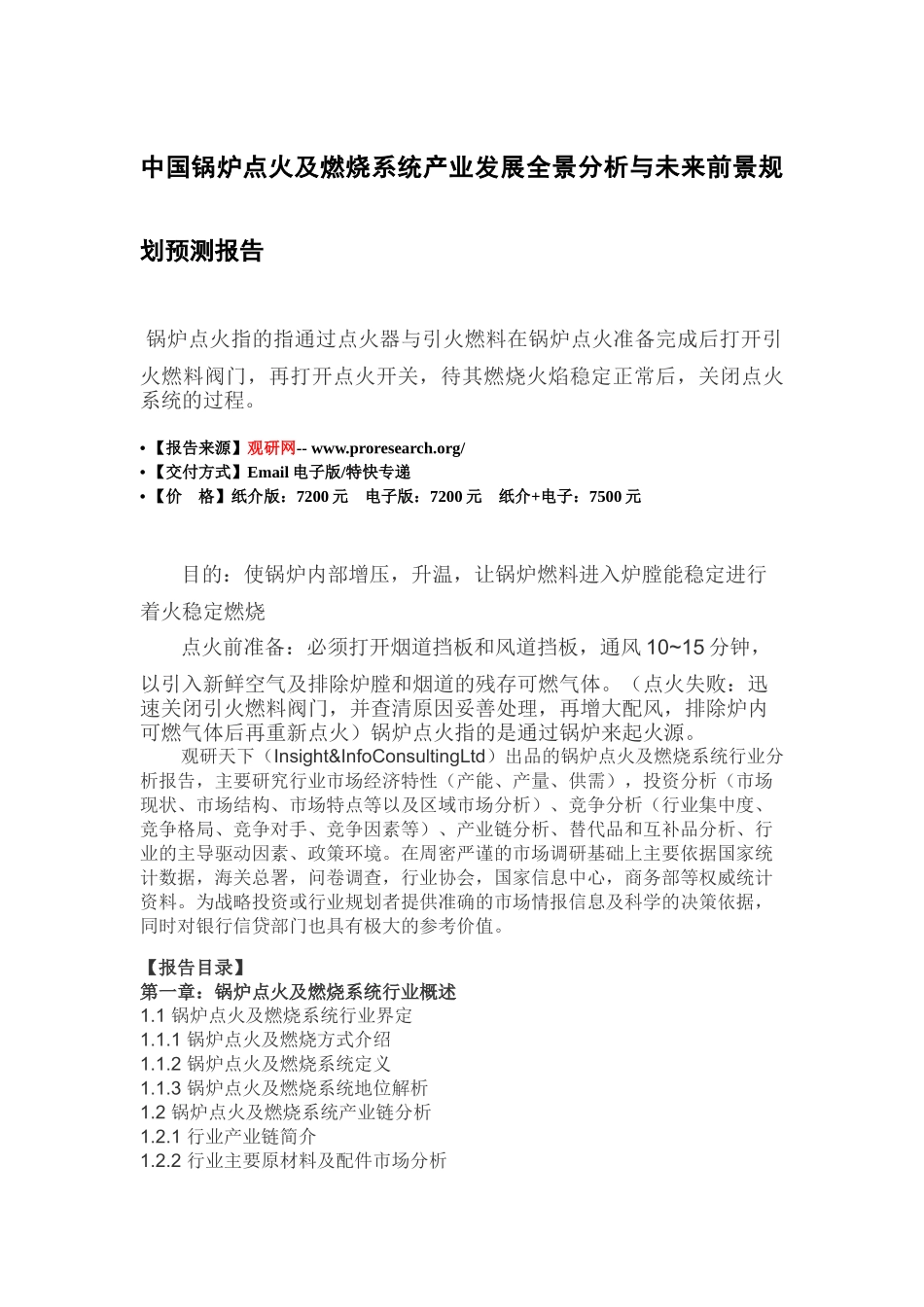 中国锅炉点火及燃烧系统产业发展全景分析与未来前景规_第2页