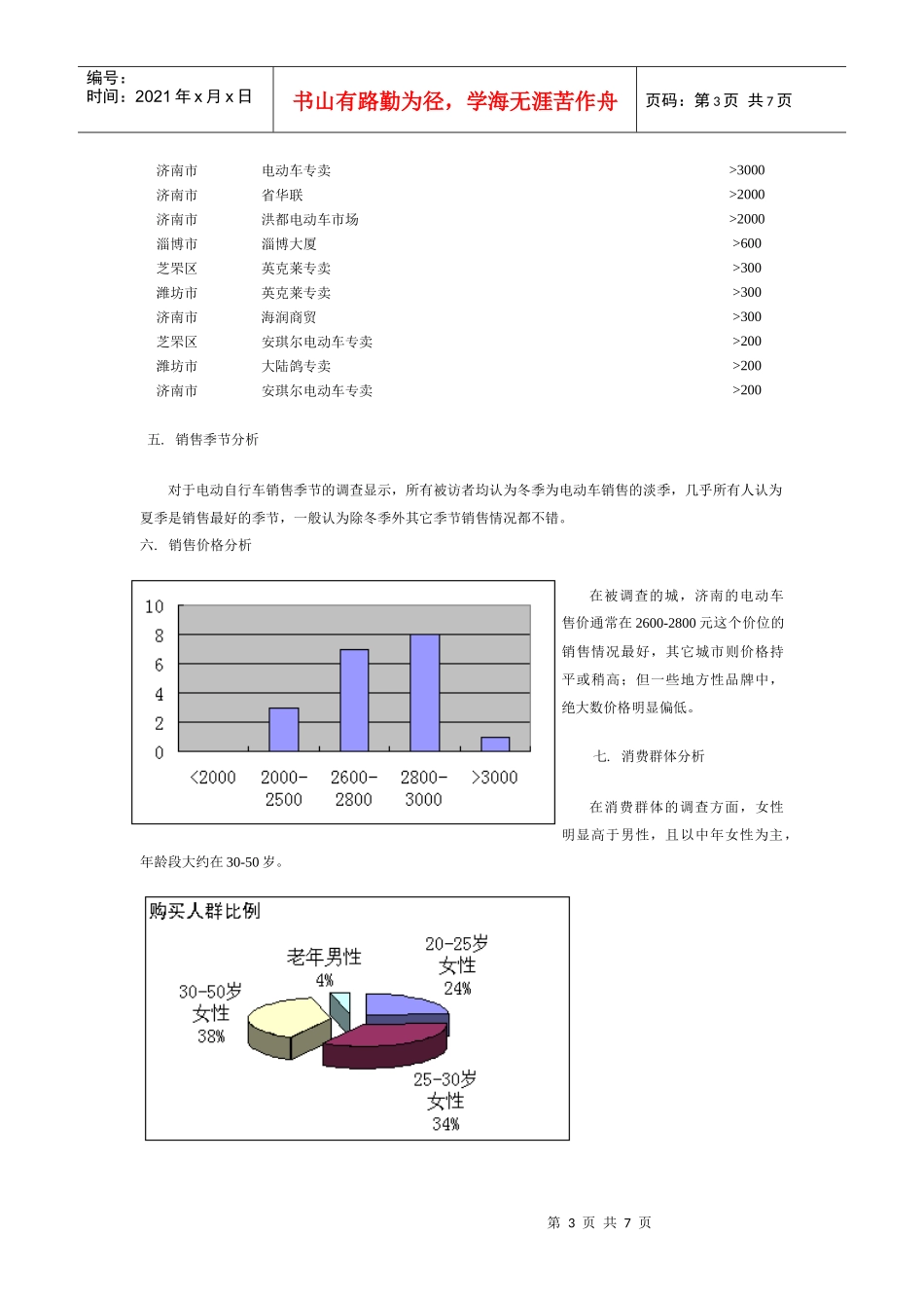 中国电动自行车市场调查报告_第3页