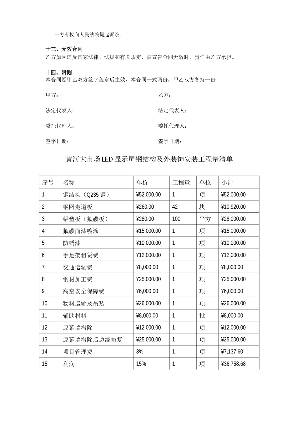 外包结构安装合同范本_第3页