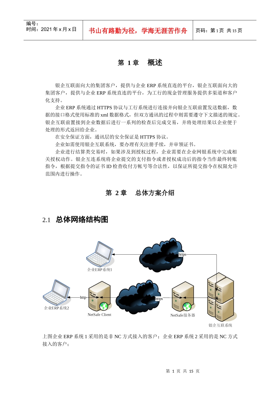 中国某银行银企互连系统企业开发手册(初稿)_第1页