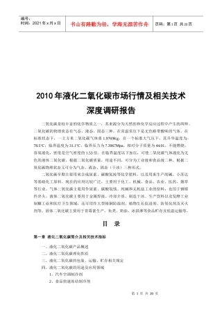中国液化二氧化碳市场发展关键因素解析