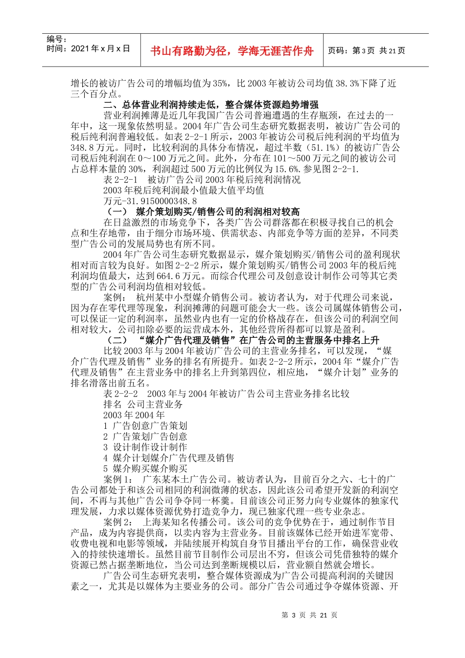 中国广告公司生态调查综合报告_第3页