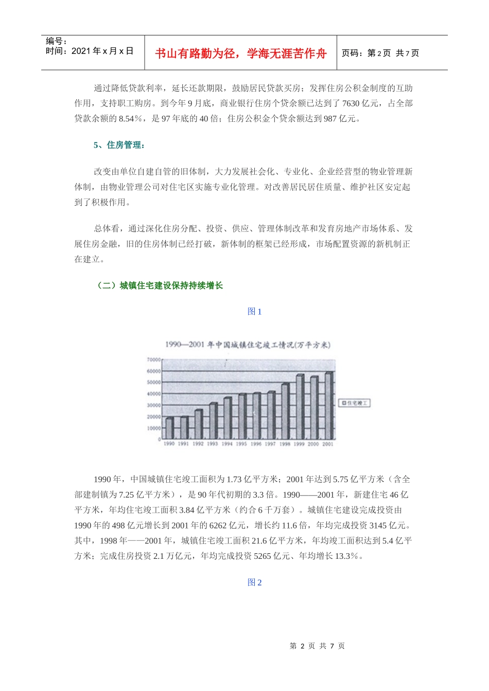 中国城镇住房的发展与展望(doc 7页)_第2页