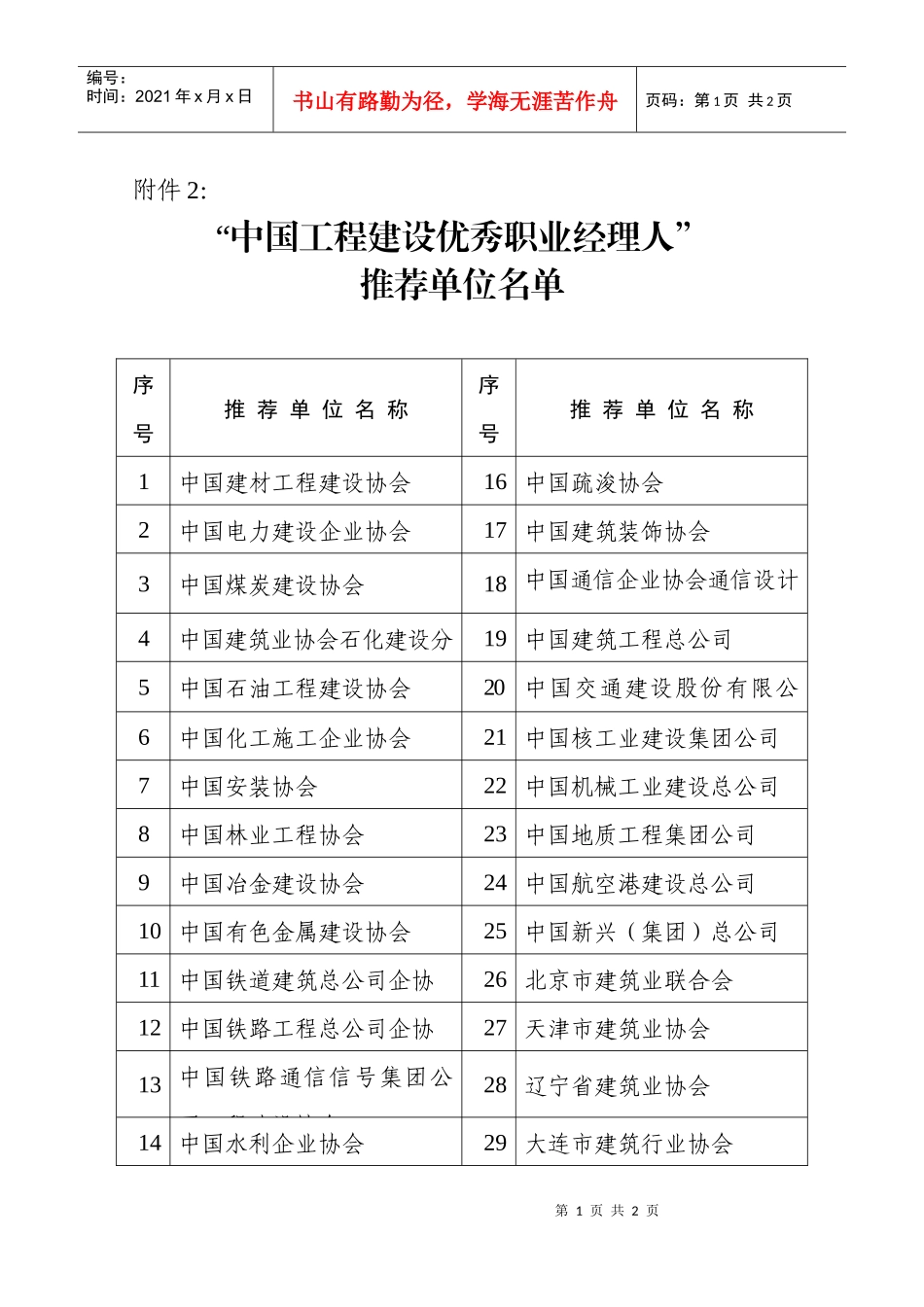 中国工程建设优秀职业经理人_第1页