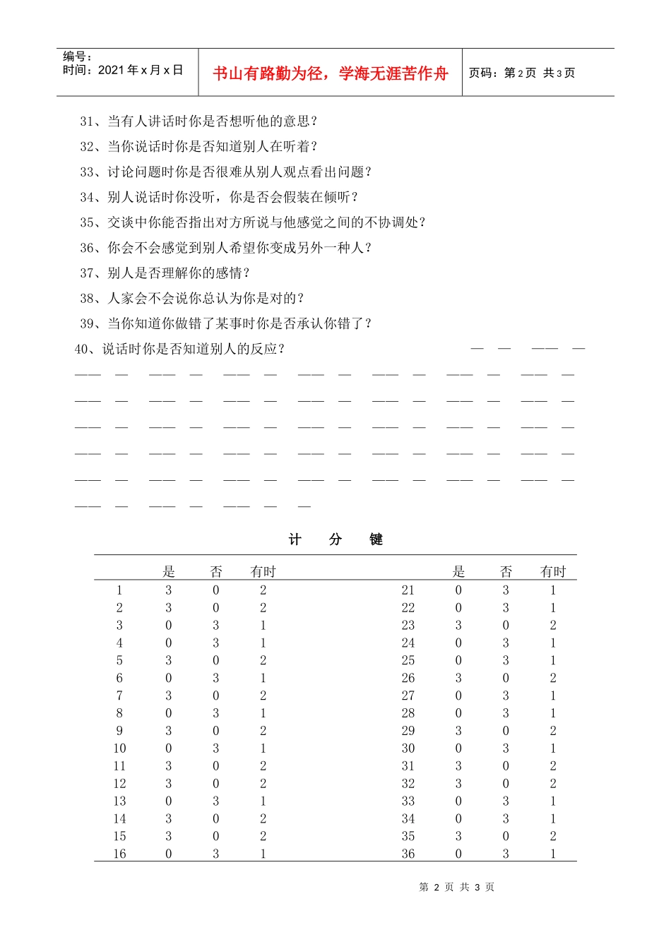 个人性格诊断_第2页