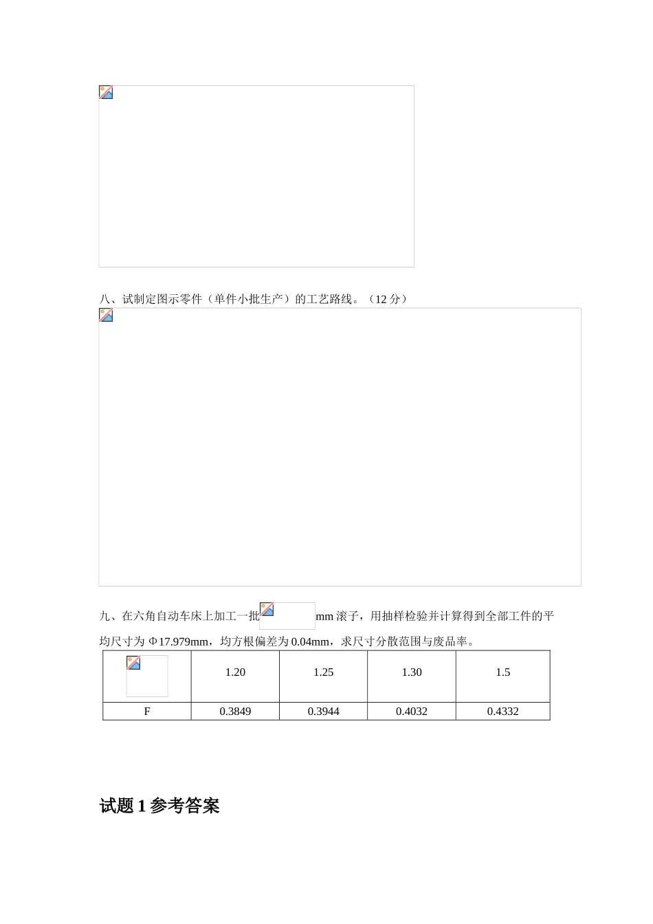 机械制造技术基础课程测试练习题_第3页