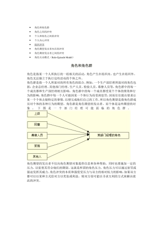 个人和角色之间的冲突
