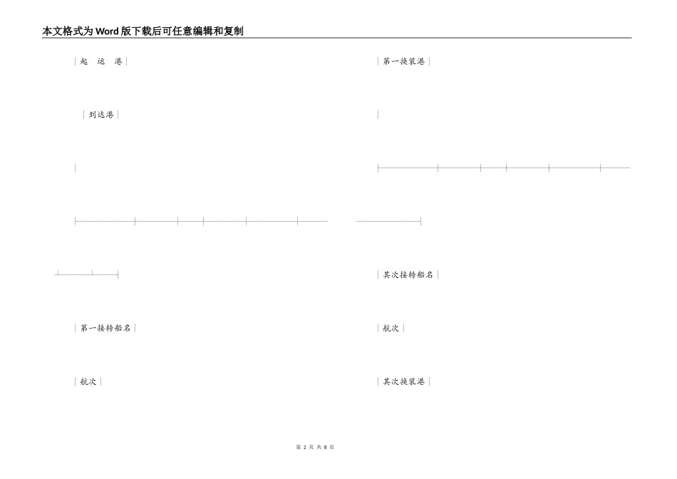 海、江、河货物水运合同登记单_第2页