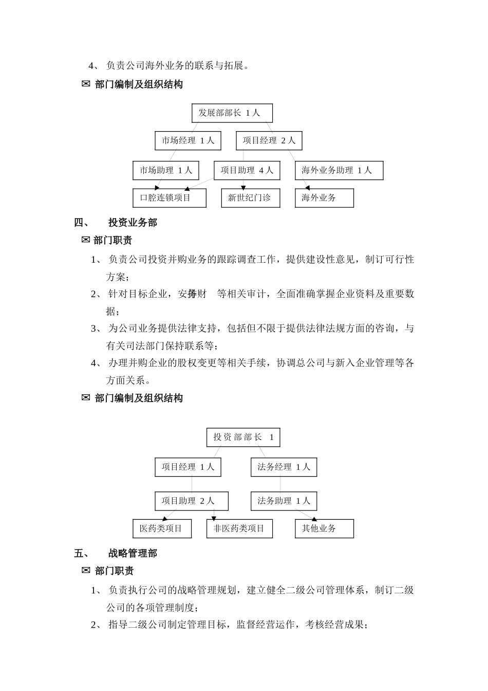 上海某公司管理部门工作职责_第3页