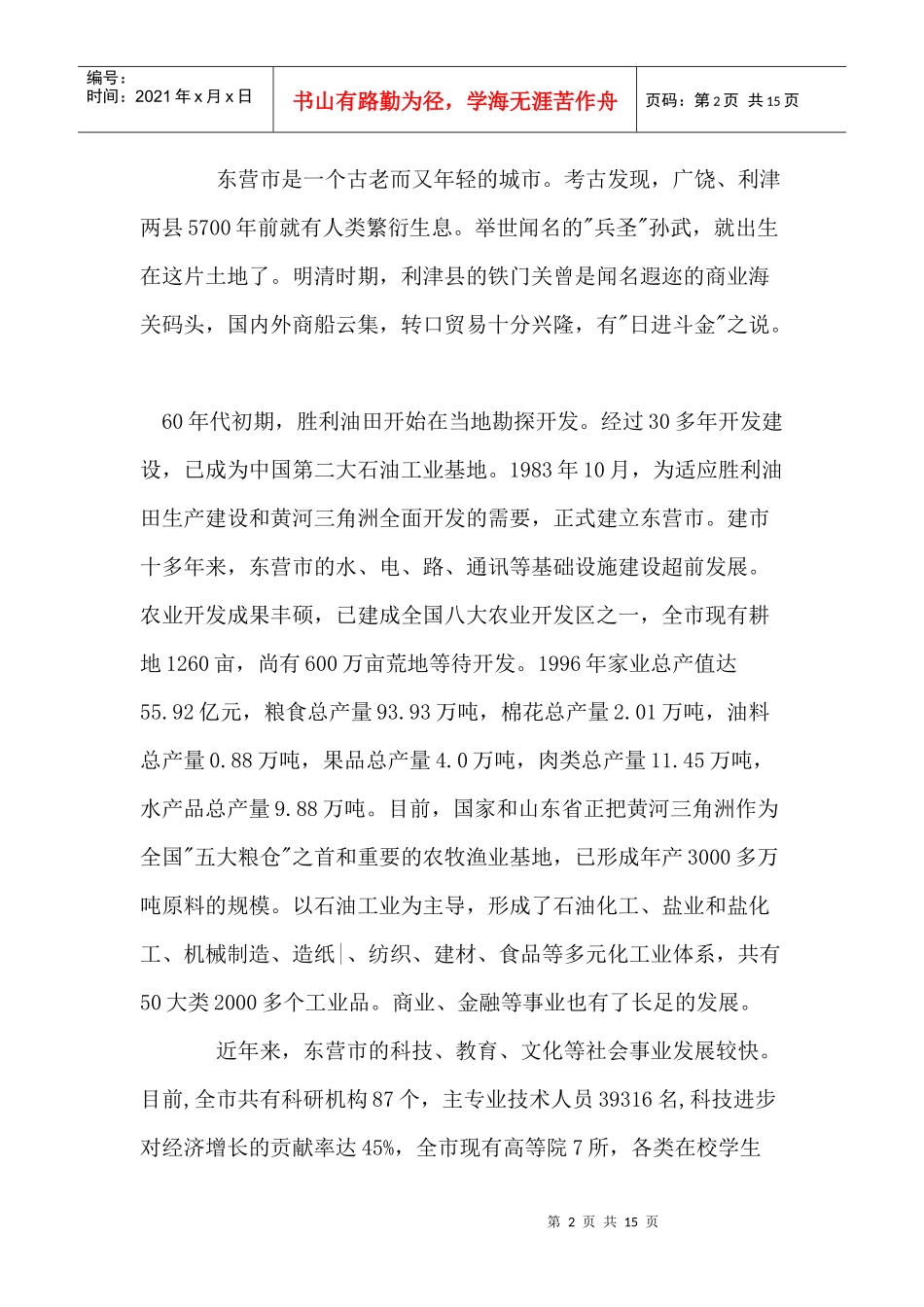 东营河口区城市中心商业区策划方案_第2页