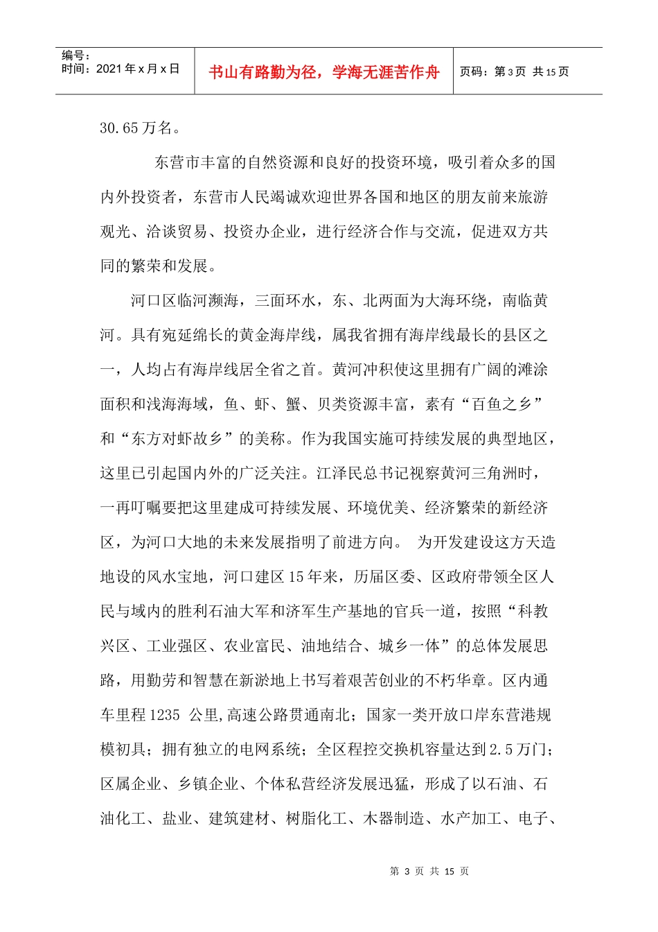 东营河口区城市中心商业区策划方案_第3页