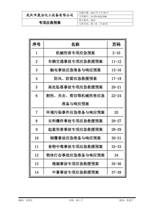专项应急救援预案1-38