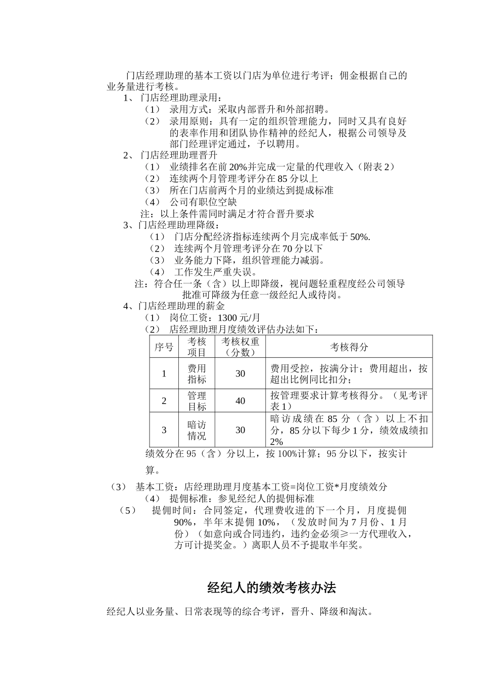 业务部考核管理办法_第3页