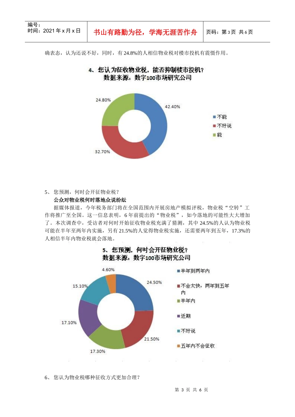 两会调查：物业税调查报告_第3页