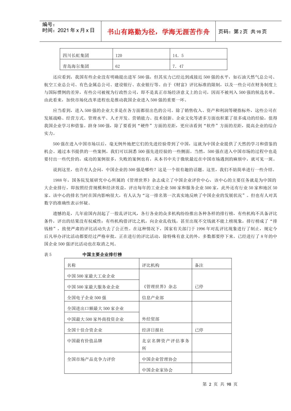 中国企业：向500强学什么_第2页