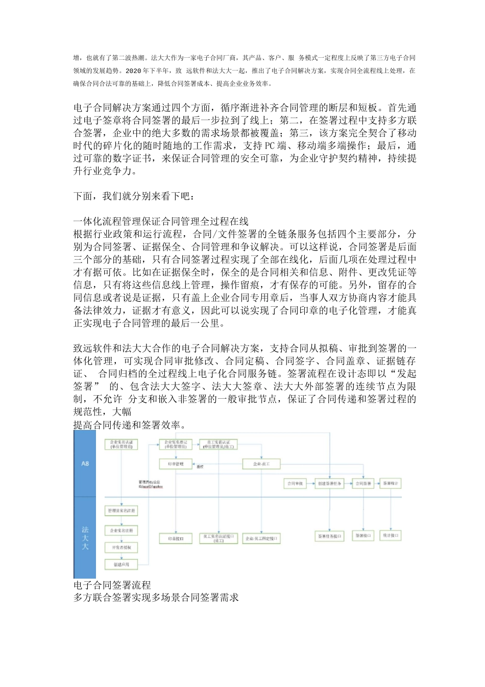 致远软件电子合同解决方案：打造安全、快捷的签约新模式_第2页